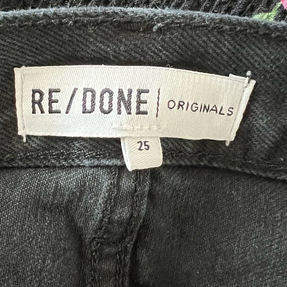 RE/DONE black high waisted shorts, size 25, worn once - Picture 6 of 6